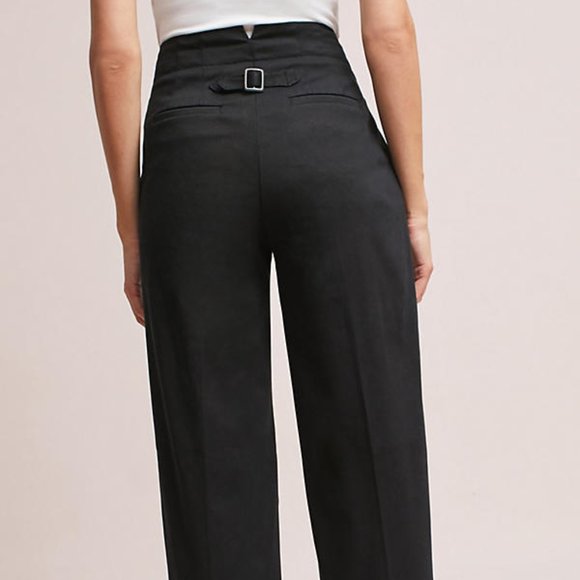Anthropologie The Essential Wide-Leg Trousers, size 6, new with tags - Picture 6 of 10